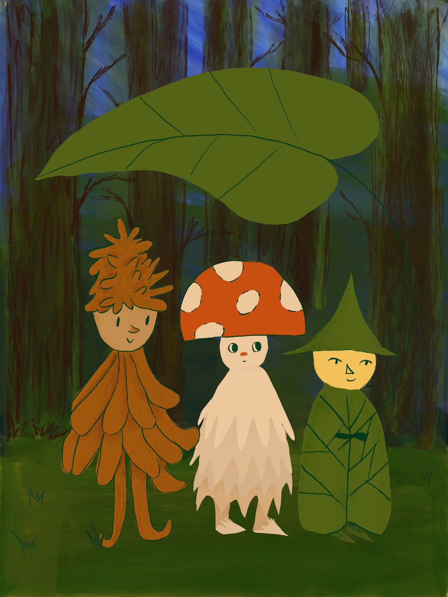 Forest Friends Print