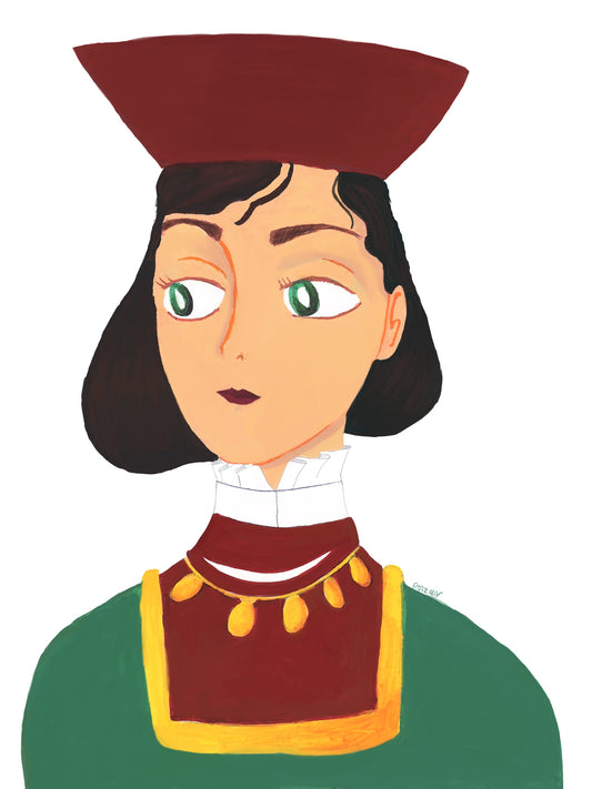 Renaissance Lady Print